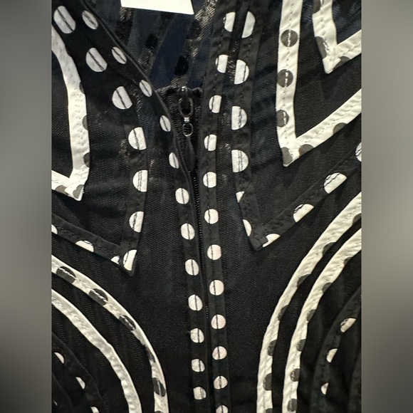 #08 Vintage peck & peck zip up long sleeves top - Picture 3 of 6